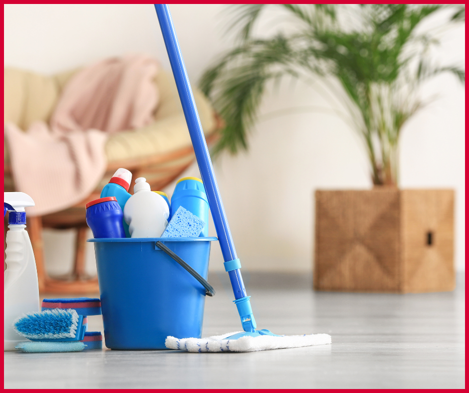 move-in essentials for new homeowners: Cleaning Supplies